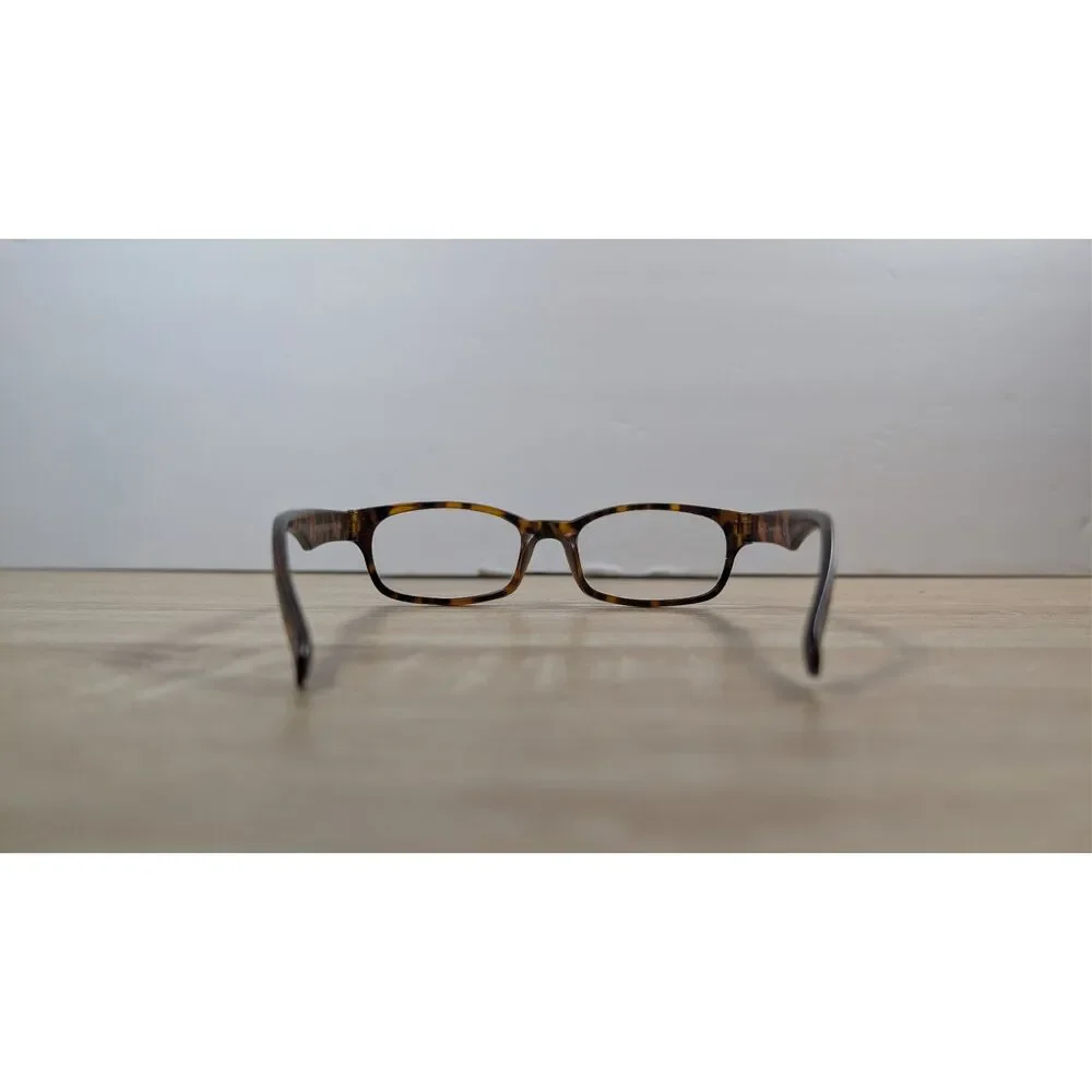 Nanette Lepore Tortoiseshell Eyeglass Frames Rectangular Brown Women's